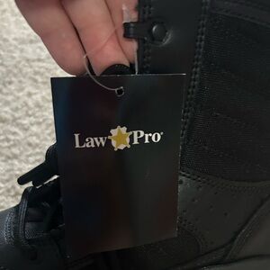LawPro Black Tactical Boots